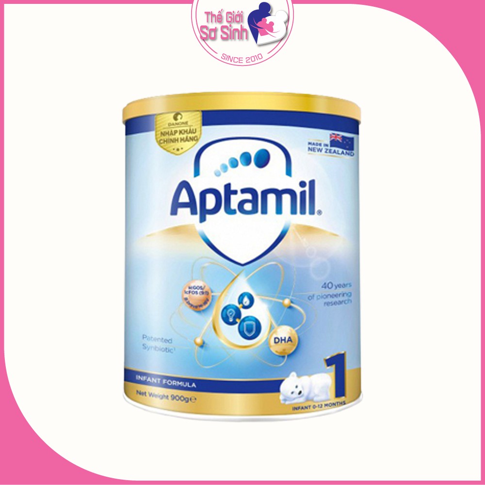 Sữa Bột Cho Bé Aptamil New Zealand HT900g Bổ Sung Canxi Và Vitamin D3 Giúp Răng Và Xương Khỏe Mạnh - Thế Giới Sơ Sinh
