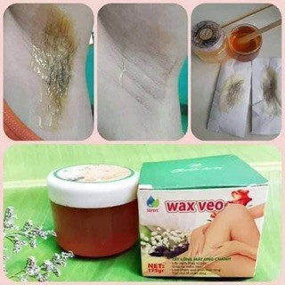 WAX VEO Tẩy lông Triệt lông (TẶNG kèm giấy và que gạt) Tẩy sạch lông tận gốc