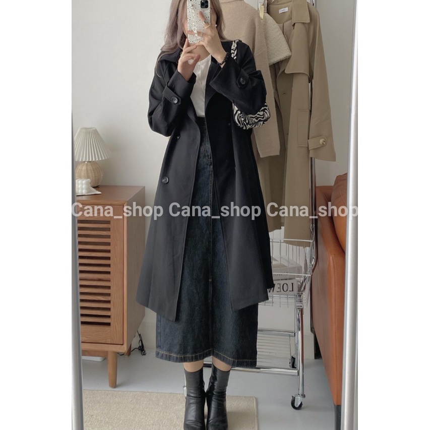 Áo Khoác Măng Tô Dáng Dài Dày Dặn | CANA SHOP | BigBuy360 - bigbuy360.vn