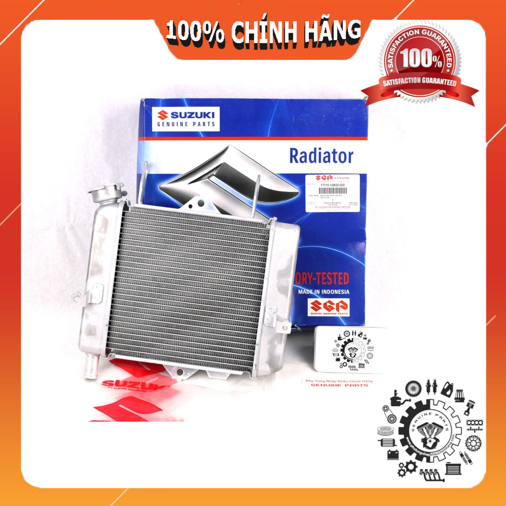 Két nước SATRIA FI, RAIDER FI chính hãng Suzuki Indo, Két tản nhiệt 17710-12K00-000