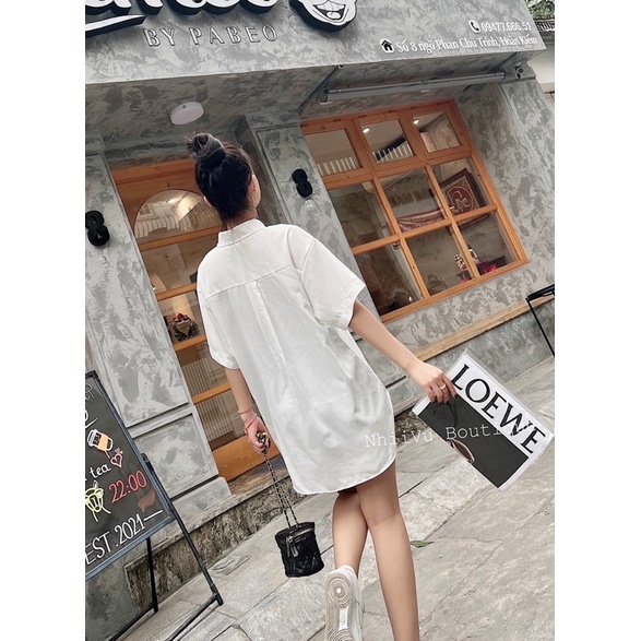 Áo sơ mi Bigsize cực xinh cho nàng chubby 60-75kg MS43