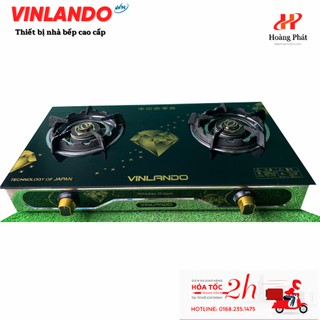 Bếp gas đôi mặt kính cao cấp [VINLANDO VN502 VN]