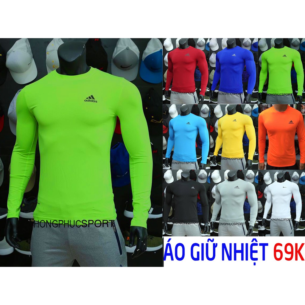 [Free ship từ 99k] Áo thun nam body giữ nhiệt dài tay cực đẹp đủ mầu