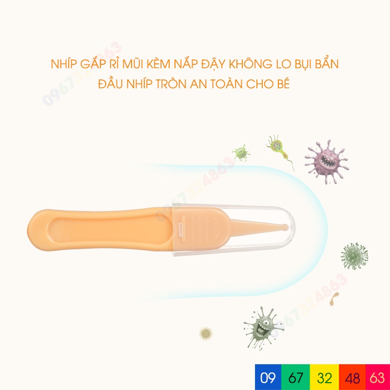 Dụng cụ hút mũi Nhật Bản 3 MÓN tiện lợi hữu ích