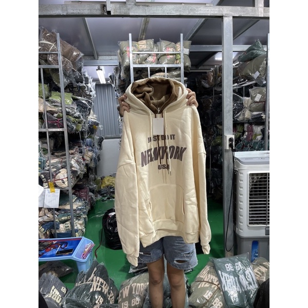 Áo hoodie Newyork mũ 2 lớp H2A648