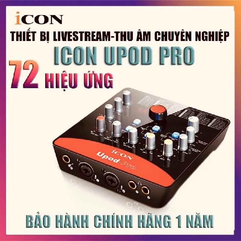 Sound card USB ICON Upod Pro tối ưu âm thanh...