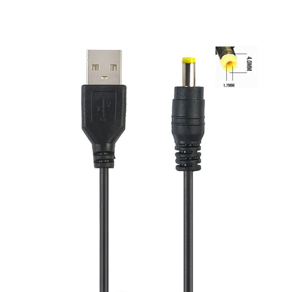 Dây Cáp Sạc Đầu Usb A Male Sang 2.0 2.5 3.5 4.0 5.5mm Dc