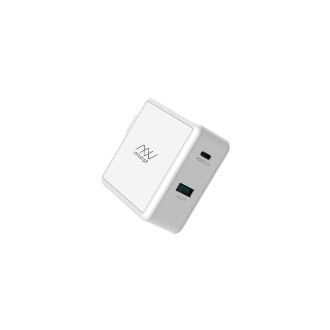 Sạc nhanh Innostyle Gomax PD 49.5W (1 USB-C PD & 1 USB-A Qualcomm QC 3.0)