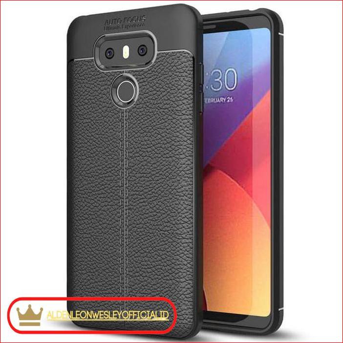 Ốp Lưng Da Sợi Carbon Cho Lg G6 - Spigen