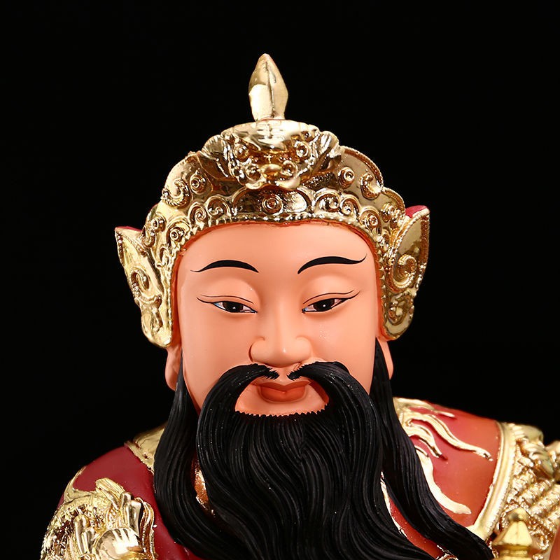 Thần tượng Tota Tianwang 12 inch 16 Li Jing Ngôi nhà ở thành phố quê hương của Tổng được cất giữ đồ trang trí bằng