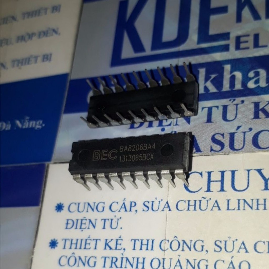 2 con BA8206BA4K BA8206BA4 BA8206 DIP-18 BEC IC điều khiển quạt kde2916