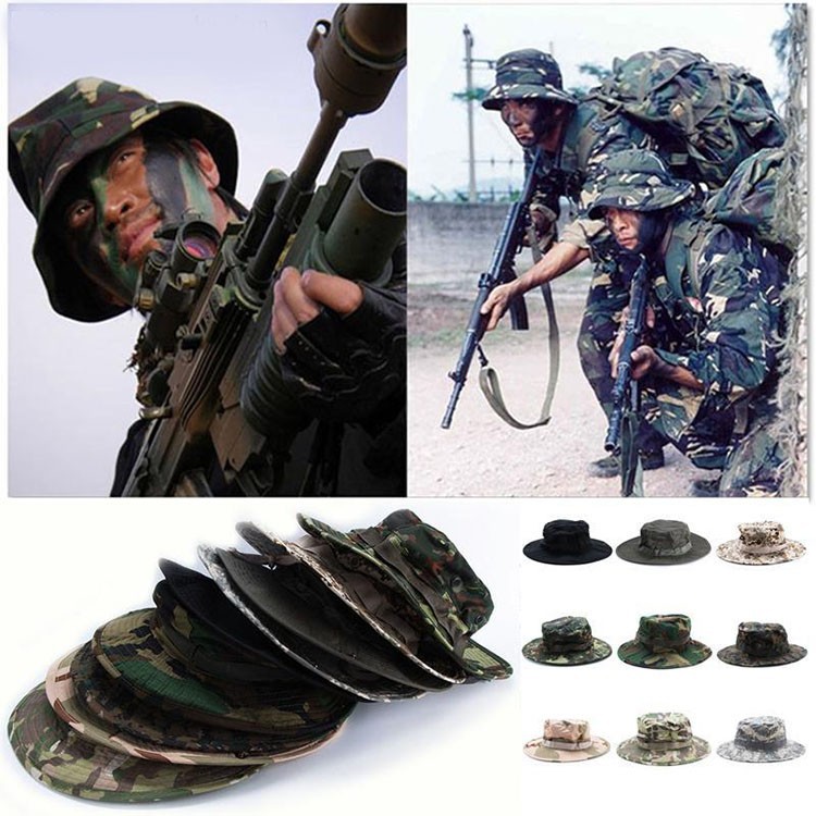Nón Phượt Rằn Ri Phong Cách Lính