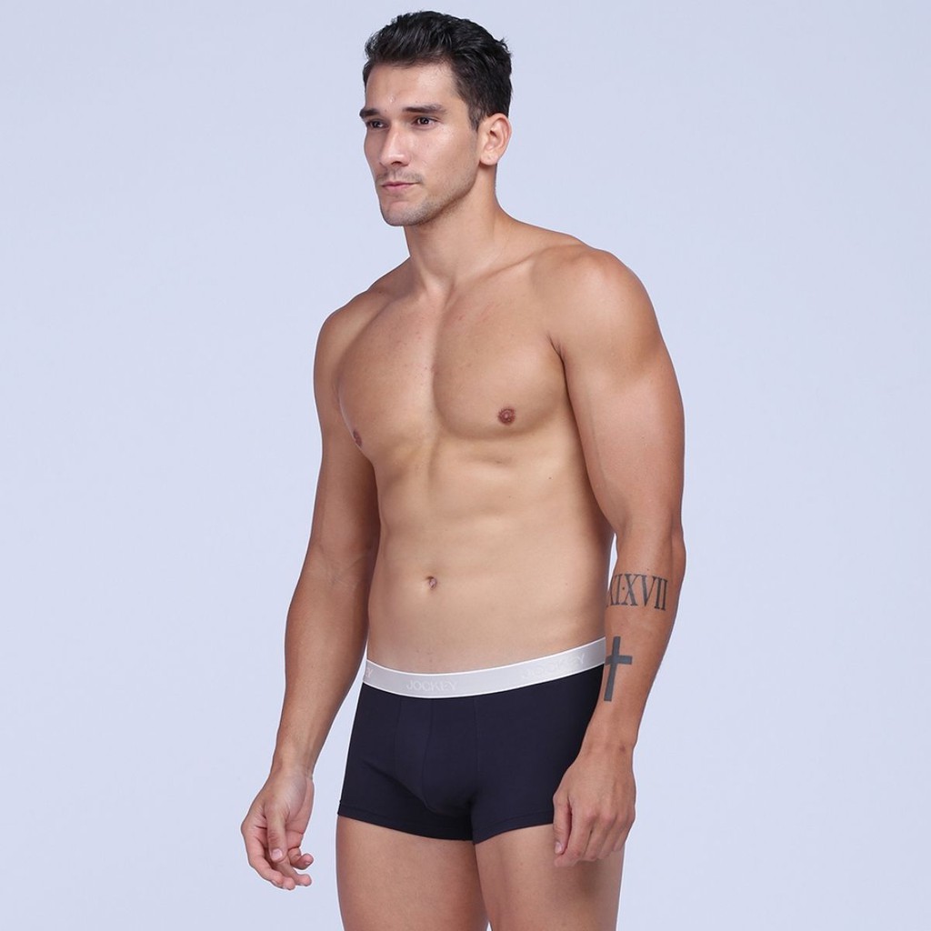 Quần Lót Nam Jockey Trunk Boxer Bản To Thun Cotton Compact Thoáng Khí Cao Cấp - JMMB7337