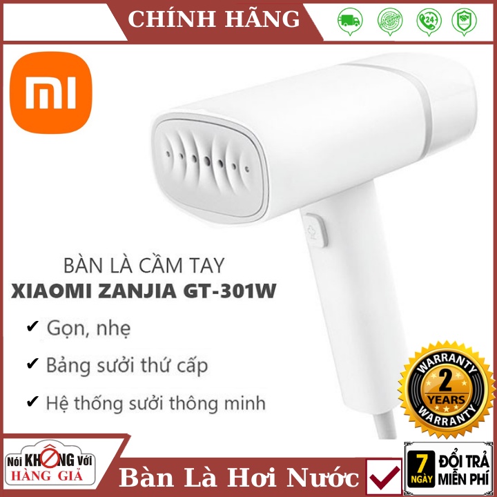 Bàn là , bàn ủi hơi nước cầm tay Xiaomi GT-301W - diệt khuẩn 99,9% - dùng cho nhiều loại vải - BH 2 Năm