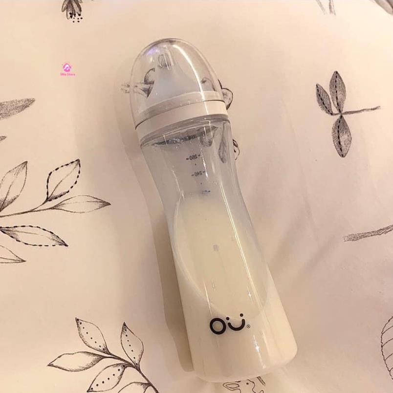 Bình sữa Ou Wish Chính hãng Hàn Quốc thiết kế mới 140ml/260ml ( Tặng nắp trữ sữa)