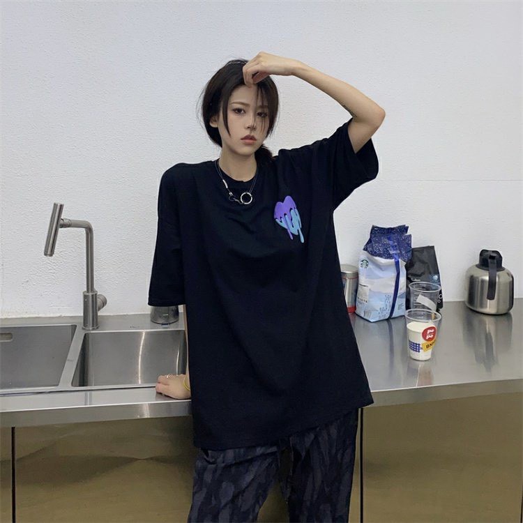 Áo thun tay lỡ form rộng unisex Neko.sg ATL211