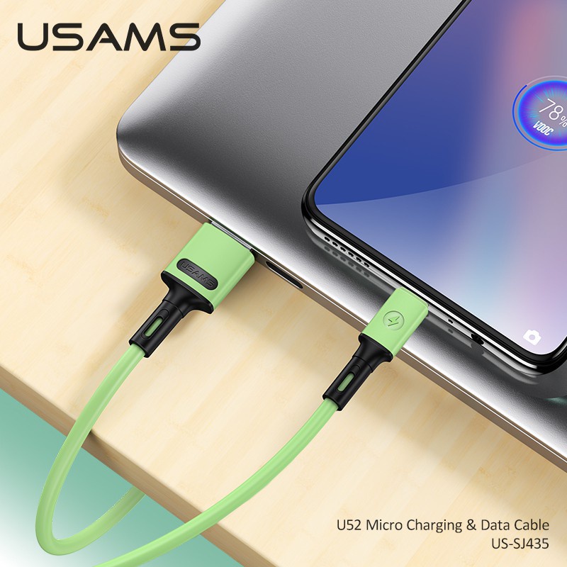 Dây Cáp Sạc Nhanh USAMS U52 1m 2A Cho Điện Thoại