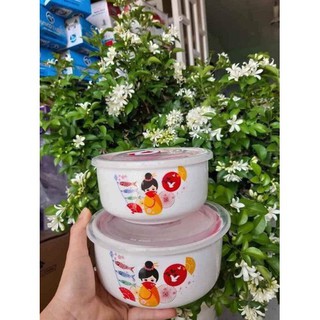 Bộ 2 thố sứ hút chân không