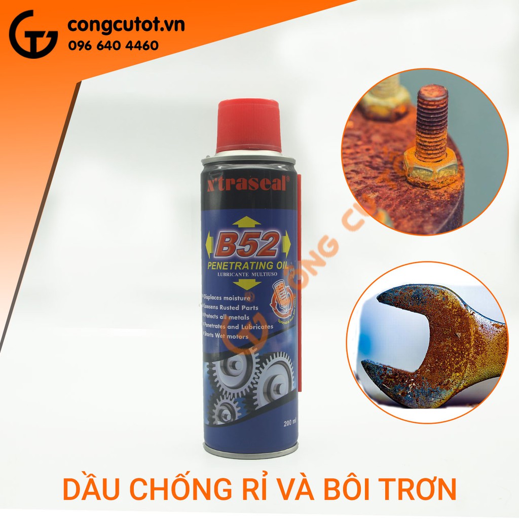 Dầu chống rỉ và bôi trơn 200ml X'traseal B-52