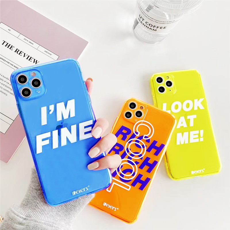 Ốp lưng iphone Slogan neon dẻo mềm 5/5s/6/6plus/6s/6splus/7/7plus/8/8plus/x/xr/xs/11/12/pro/max/plus/promax | BigBuy360 - bigbuy360.vn