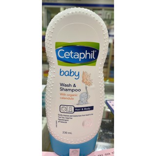Sữa tắm gội trẻ em Cetaphil Baby Wash & Shampoo with Organic Calendula-230ml