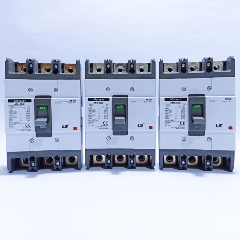 Aptomat 3 Pha  ABN 125A~400A,MCCB 125~400A