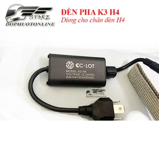 Đèn Pha Led K3 Chân H4 Siêu Sáng 6000K <DPOL>