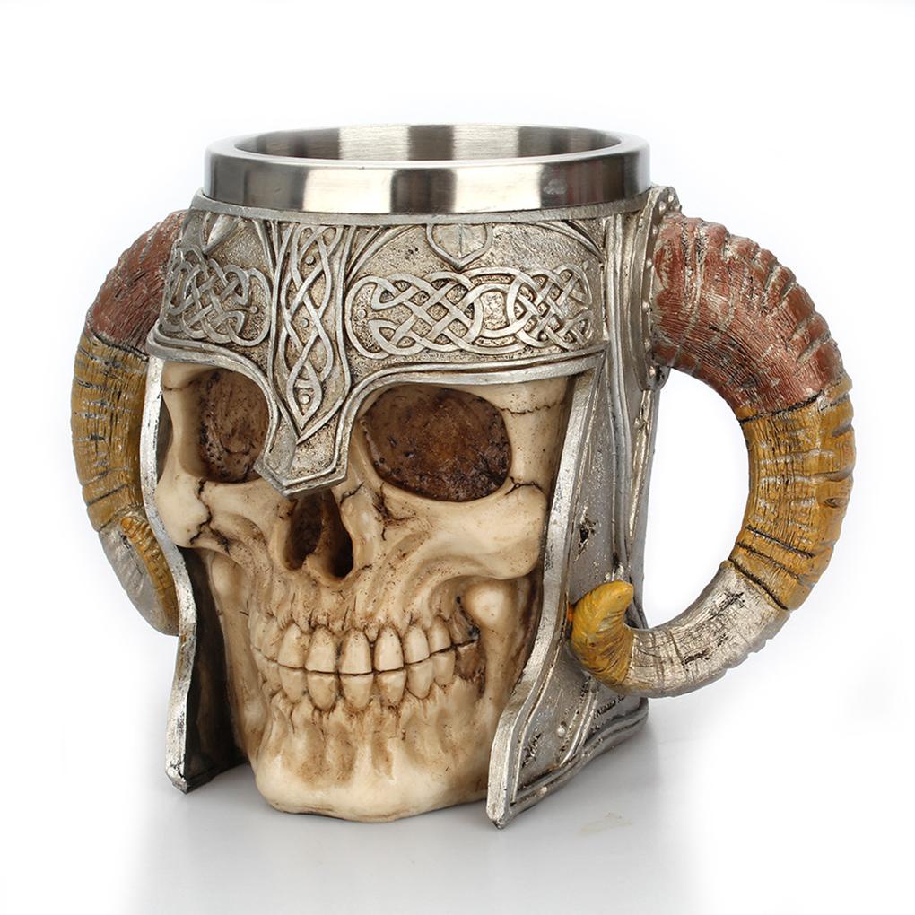 Cốc Uống Bia Có Tay Cầm Bằng Nhựa Resin Phong Cách Gothic Cổ Điển Trang Trí Nhà Cửa / Quán Cà Phê / Halloween