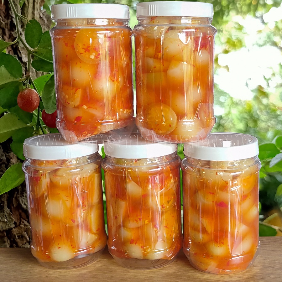 500gr Cà Pháo Ngâm Chua Ngọt Sản Phẩm Truyền Thống Hiệu Ông Bà 5 Châu Đốc