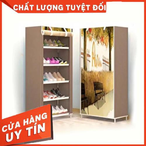 [XẢ KHO+FREE SHIP] Tủ giầy 5 tâng 6 tầng hình 3D siêu đẹp