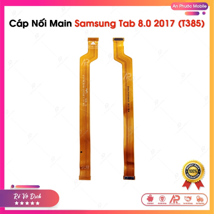 Cáp Nối Main Samsung Tab 8.0" 2017 / T385 - Dây Cáp Nối Mainboard đến Bo Sạc Samsung Galaxy Zin Bóc Máy