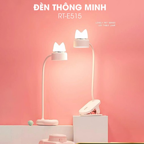 Đèn Led Kẹp Bàn Tích Điện Remax RTE535, Đèn Kẹp Bàn Chống Cận Cho Bé Và Người Lớn | BigBuy360 - bigbuy360.vn