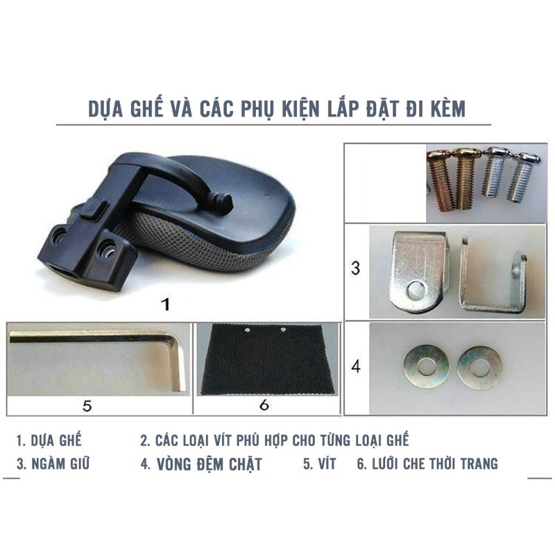 Tựa đầu ghế văn phòng (không bao gồm ghế) , phụ kiện lắp thêm cho ghế văn phòng, ghế gaming | BigBuy360 - bigbuy360.vn