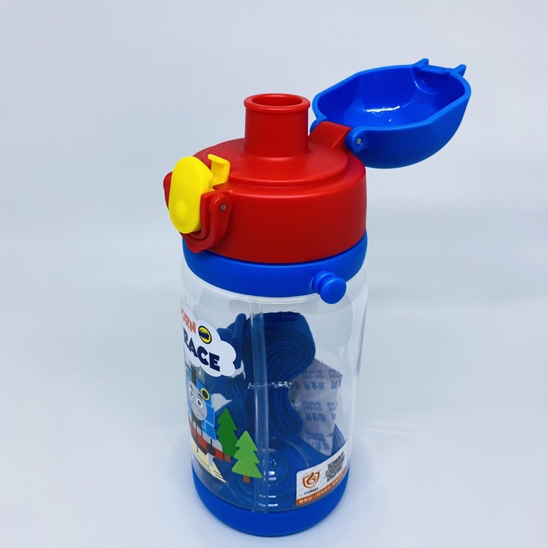 Bình nước 2 trong 1 520ml có ống hút hình nhân vật hoạt hình disney ori và những người bạn