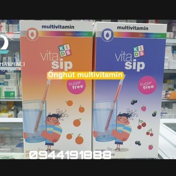 VitaSip Kids Ống Hút Chứa Multivitamin Và Khoáng Chất ,Hỗ Trợ Nâng Cao Sức Khỏe