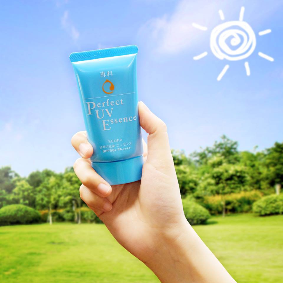 (new) Kem chống nắng dạng tinh chất Senka Perfect UV Essence 50g