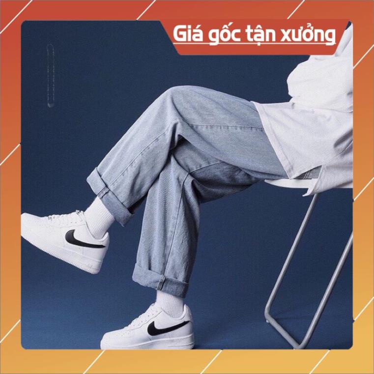 Quần jean bò baggy nam nữ ống suông rộng Unisex hàng Quảng Châu phong cách Hàn Quốc sành điệu style 2021 - HAPONO-MJ040 | BigBuy360 - bigbuy360.vn