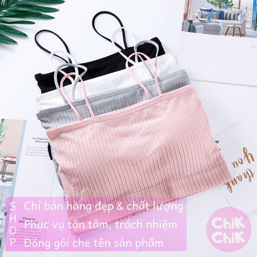 Áo ngực thun gân dạng ống - ChikChik AL006