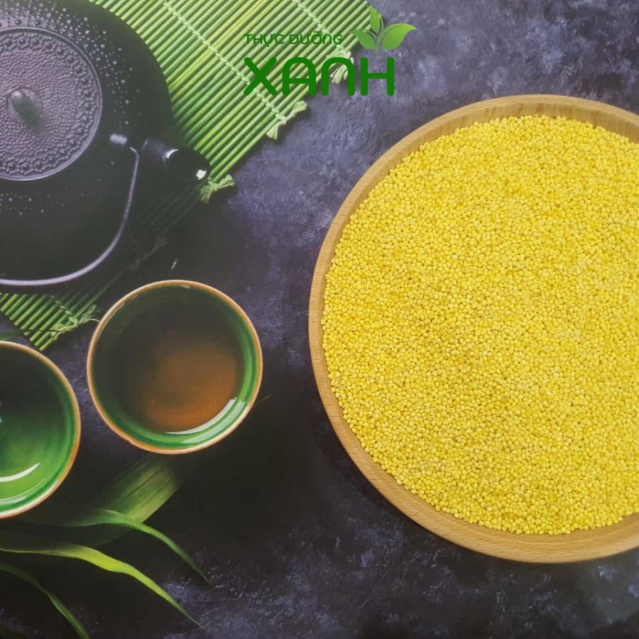 Hạt Kê Nếp Vàng Tách Vỏ Đặc Sản Nghệ An, Hạt Kê Cho Bé Ăn Dặm - Thực Dưỡng Xanh