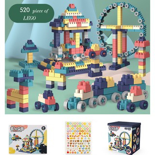 BỘ LẮP GHÉP LEGO 520 CHI TIẾT ( BỘ TO)