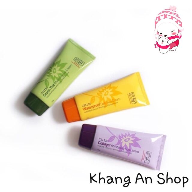 Kem Chống Nắng Cellio SPF 50PA+