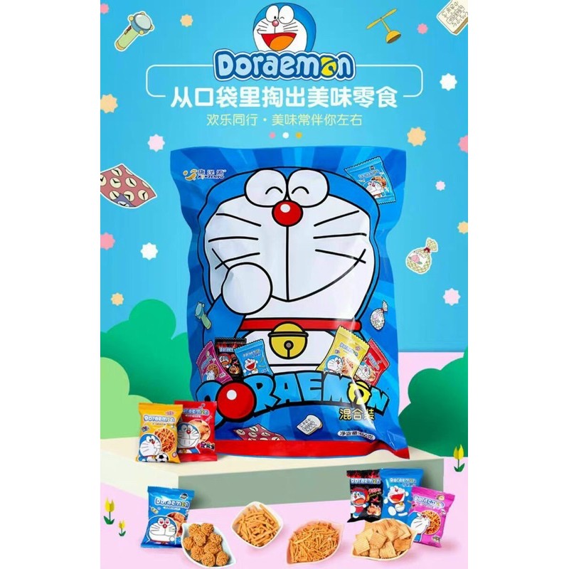 Bim bim / Snack khổng lồ Đoremon 36 gói nhỏ