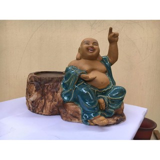 Chậu tượng Di lặc ngồi