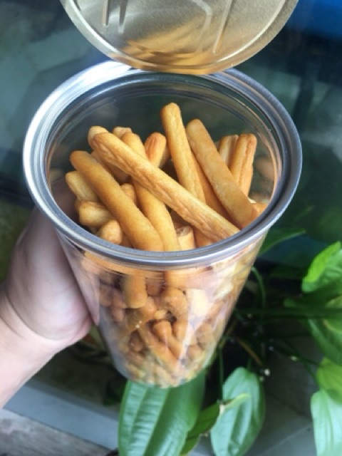 Bánh que đũa bơ sữa- Ăn vặt Nhi Nhi