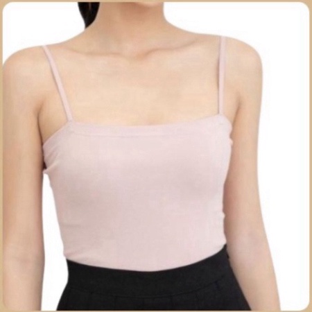 Áo hai dây nữ 100% Cotton , áo 2 dây nữ ngắn croptop dãn dáng ôm siêu xịn xò - kvindstore08