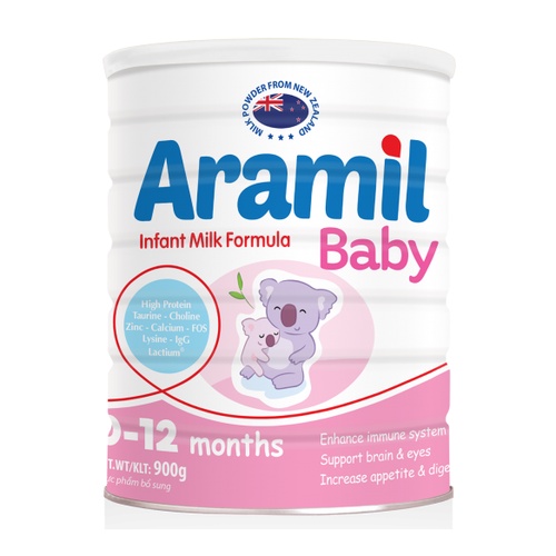 [CHÍNH HÃNG] Sữa Aramil Baby hộp 900g