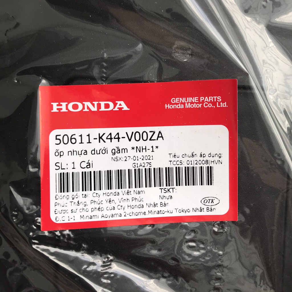 Ốp nhựa dưới gầm xe Vision mới (2015 -2019) zin chính hãng Honda 50611-k44-v00
