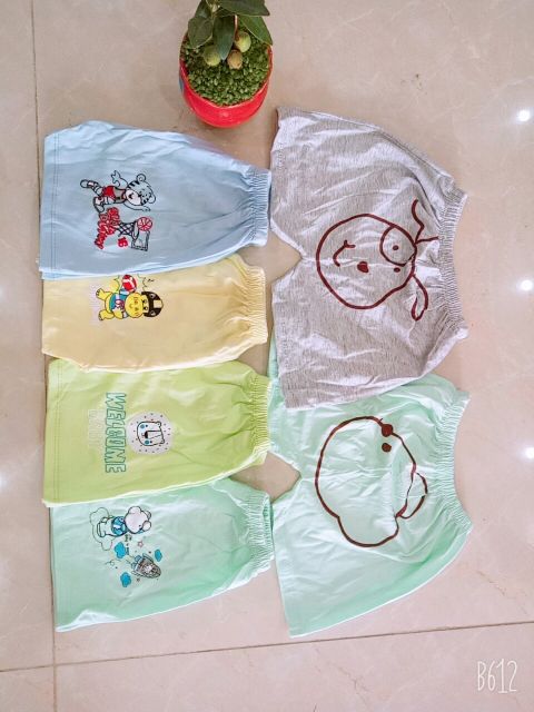 10 quần đùi mông thú cho bé 4-15kg
