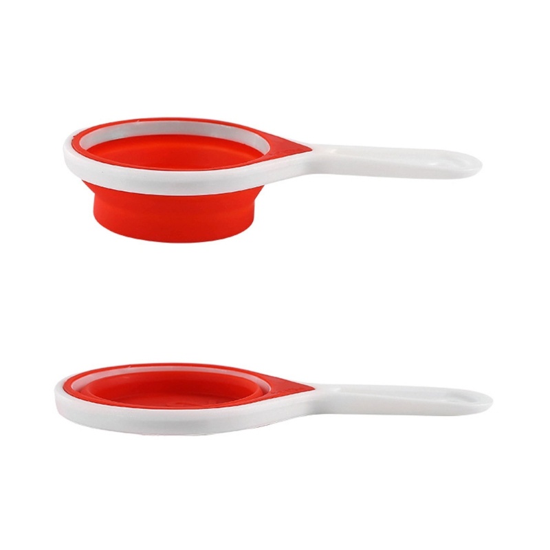 Set 4 Muỗng Đo Lường Silicone Có Thể Gấp Gọn Tiện Lợi