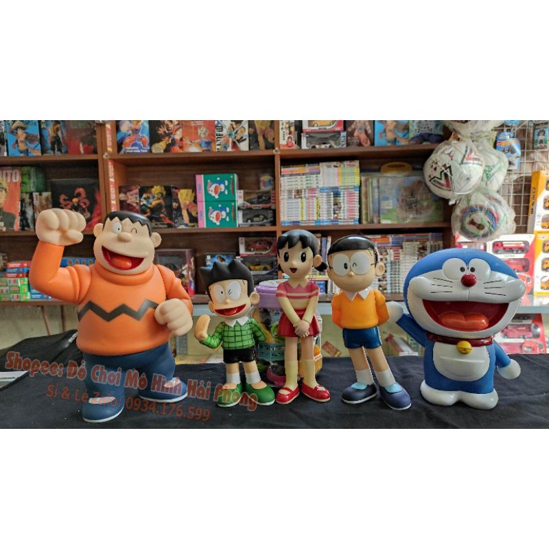 Doraemon: Bộ mô hình 5 nhân vật Doremon to cực nét